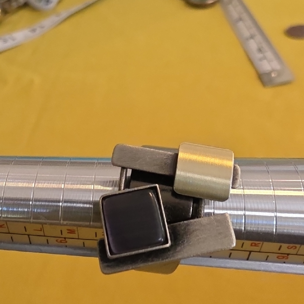 Christophe Poly Modernist/Constructivist Ring - image 5